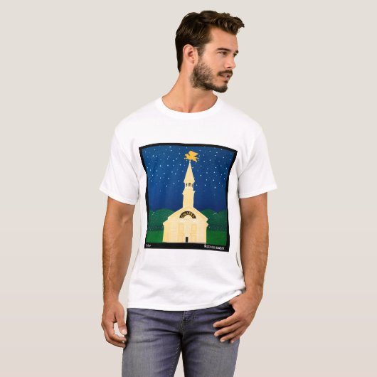 T-shirt Chapel Chien - Stephen Huneck (Devant entier)