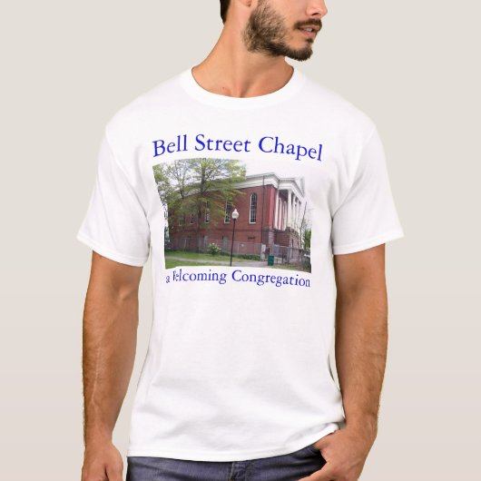 T-shirt Chapelle de rue de Bell - une congrégation (Devant)