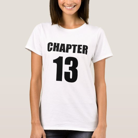 T-shirt Chapitre 13 Anniversaire (Devant)