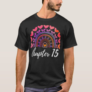 T-shirt Chapitre 15 Anniversaire arc-en-ciel pour les femm