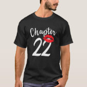 T-shirt Chapitre 22 Lèvres Joyeux anniversaire (Devant)