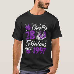 T-shirt Chapitre 28 Fabuleux depuis 1997 28e anniversaire