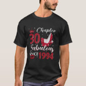 T-shirt Chapitre 30 Fabuleux depuis 1994 30E Anniversaire  (Devant)