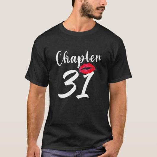 T-shirt Chapitre 31 Lip Joyeux anniversaire (Devant)