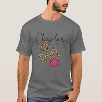 T-shirt Chapitre 36 Leopard - Joyeux Anniversaire 36E Né E