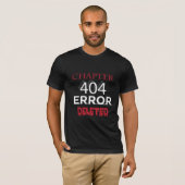 T-shirt Chapitre 404 Erreur supprimée (Devant entier)
