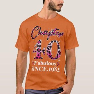 T-shirt Chapitre 40 Fabuleux depuis 1982