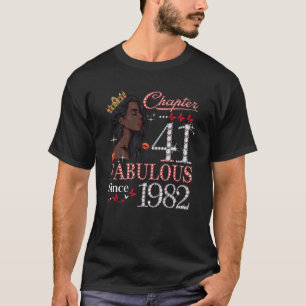 T-shirt Chapitre 41 Fabuleux depuis 1982 41e Anniversaire 