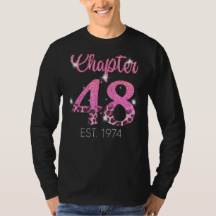 T-shirt Chapitre 48 Ans Est 1974 48e Anniversaire 1