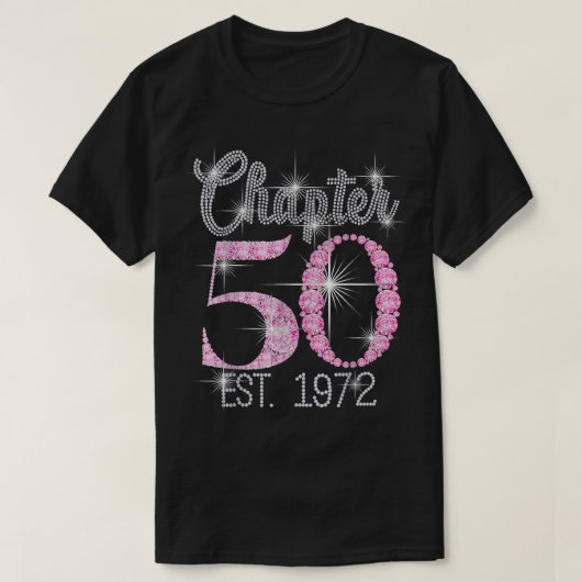 T-shirt Chapitre 50 EST 1972 50E Anniversaire Don De Dos P (Design devant)