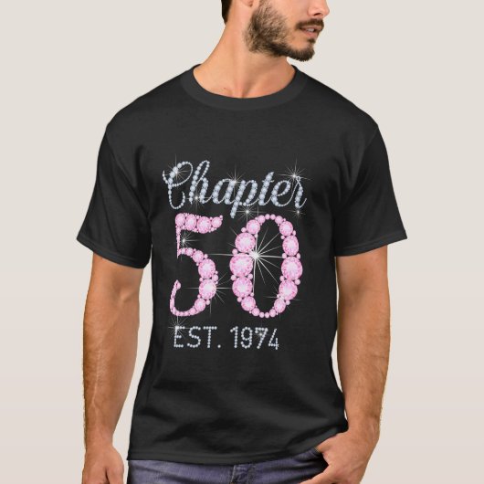 T-shirt Chapitre 50 EST 1974 50E Anniversaire Don De Dos P (Devant)
