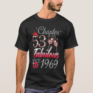 T-shirt Chapitre 53 Fabuleux depuis 1969 53e Anniversaire 