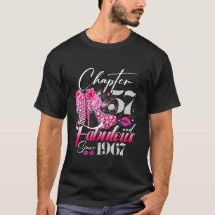 T-shirt Chapitre 57 Fabuleux depuis 1967 57e Anniversaire 