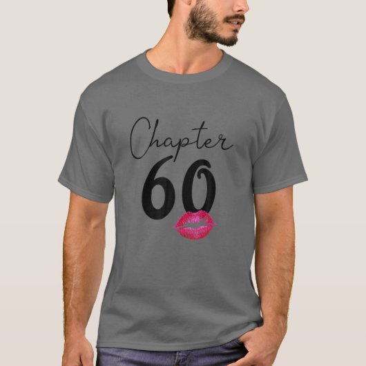 T-shirt Chapitre 60 Joyeux Anniversaire 60E Né En 1962 (Devant)
