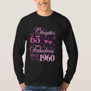 T-shirt Chapitre 65 Fabuleux depuis 1960 Coquette Bow 65th