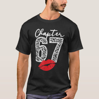 T-shirt Chapitre 67 Lèvres Joyeux léopard d'anniversaire 6
