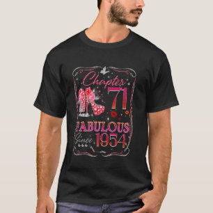 T-shirt Chapitre 71 Fabuleux depuis 1954 71e anniversaire