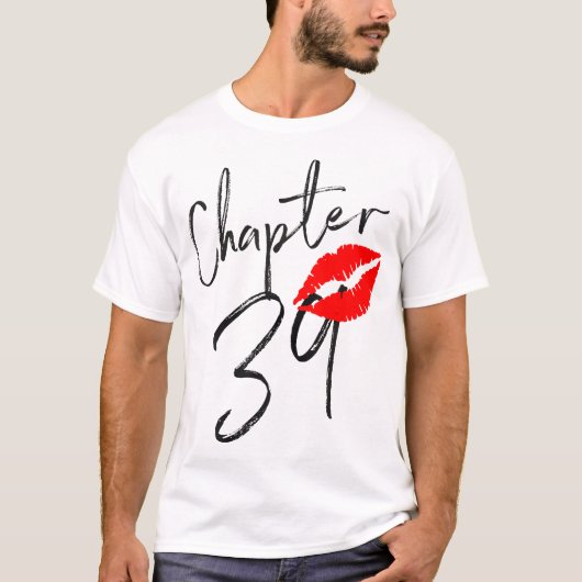 T-shirt Chapitre Années Lèvres Aimer L'Anniversaire Né En  (Devant)