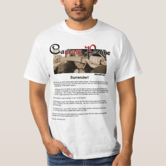 T-shirt Chapitre cinq de livre de tee - shirt de capitaine