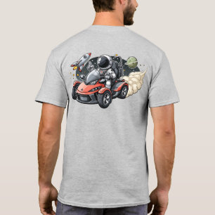 T-shirt Chapitre De La Côte Spatiale - Astronaut Sur Spyde