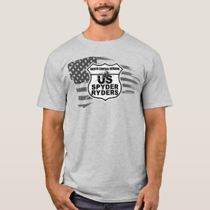T-shirt Chapitre de North Central Indiana - Drapeau déchiq