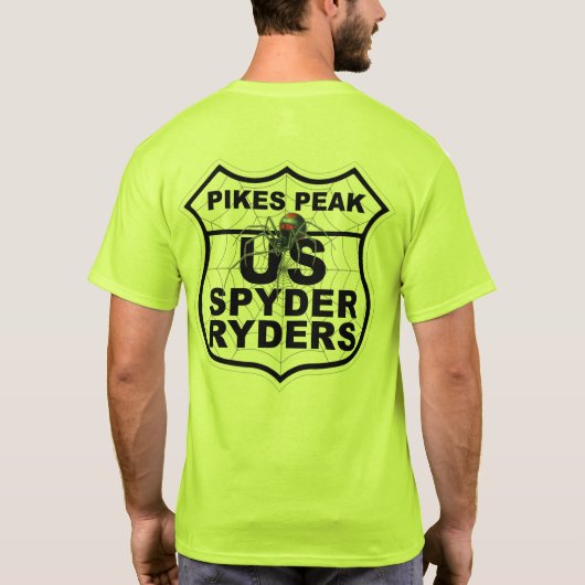 T-shirt Chapitre de Pikes Peak - Logo Trans 2 faces (Dos)