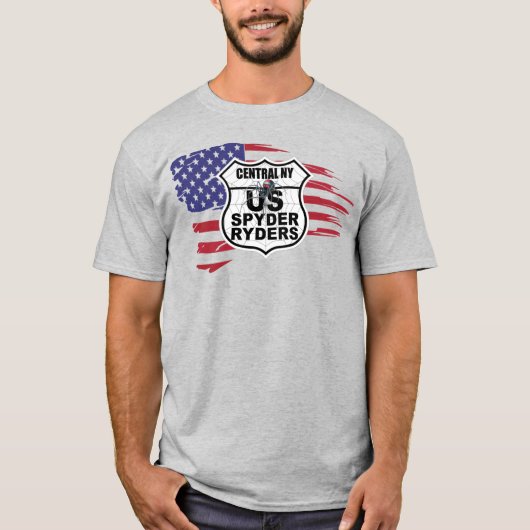 T-shirt Chapitre NY central - Drapeau tatoué (Devant)