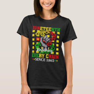 T-shirt Chaque Chaîne Depuis 1865 Femmes Hommes JunetDix F
