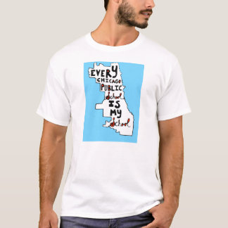 T-SHIRT CHAQUE ÉCOLE D'ETAT DE CHICAGO EST MON ÉCOLE
