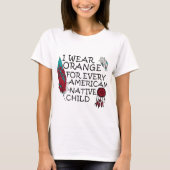 T-shirt Chaque Enfant Kindness Matte Kindness Orange Day (Devant)