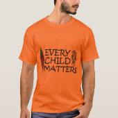 T-shirt Chaque enfant Kindness Matte Kindness Orange Day 2 (Devant)