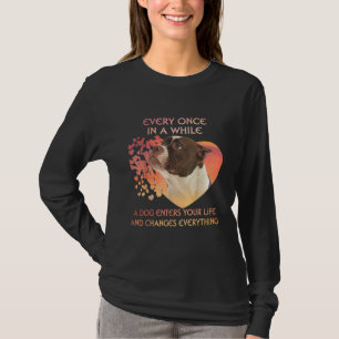 T-shirt Chaque Fois Dans L'Atmosphère Pendant Que Le Chien