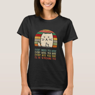 T-shirt Chaque friandise que vous faites Chat Miaou Chats