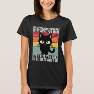 T-shirt Chaque friandise que vous faites Chaton noir migno