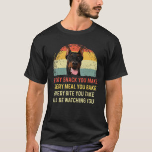 T-shirt Chaque friandise que vous faites Maman chien dober