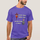 T-Shirt CHAQUE GENOU SE PLIERA (Devant)