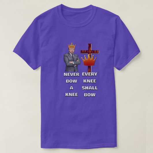 T-Shirt CHAQUE GENOU SE PLIERA (Design devant)