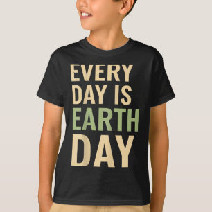 T-shirt Chaque jour est le jour de la terre éco conscience