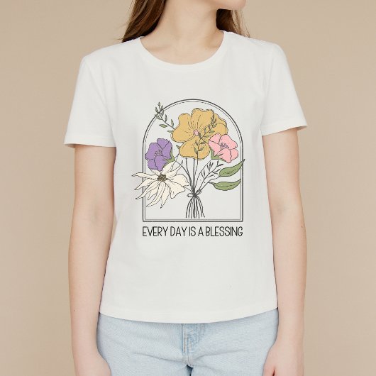 T-shirt Chaque jour est une bénédiction, une application,