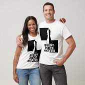 T-shirt Chaque pièce compte Pion d'échecs (Unisexe)