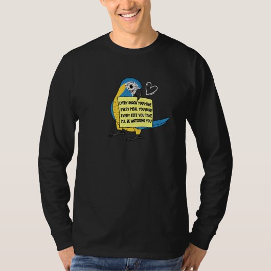 T-shirt Chaque repas ou bouchée de collation, je Ara à gor (Devant)