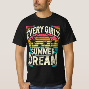 T-shirt Chaque rêve d'été pour filles