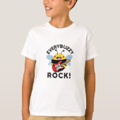 T-shirt Chaque Rock Buzzy Funny Musique Bee Pun (Devant)