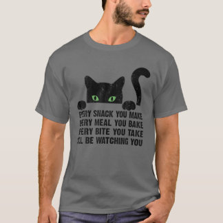T-shirt Chaque Snack Que Vous Faites Chat Drôle Maman Chat