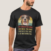 T-shirt Chaque Snack Vous Faites Aussie Chien Maman Chien (Devant)