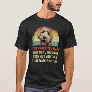 T-shirt Chaque Snack Vous Faites Labradoodé Chien Maman Ch
