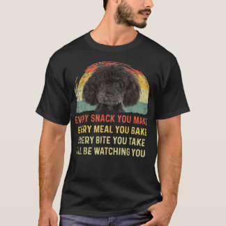 T-shirt Chaque Snack Vous Faites Poodé Chien Maman Chien P