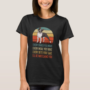 T-shirt Chaque Snack VousFaites Boston Terrier Chien Amour