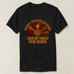 T-shirt Chaque Thanksgiving Je Donne Le Cadeau À Ma Famil