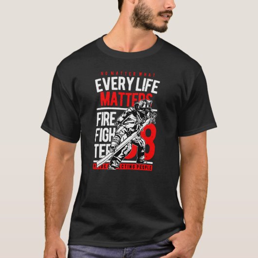 T-shirt Chaque vie compte (Devant)